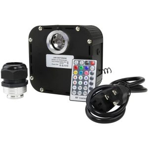 DC24V 50W Twinkle 4 Channels DMX RGBW LED Fibre Optic Light Engine With 28 Keys Remote Controller